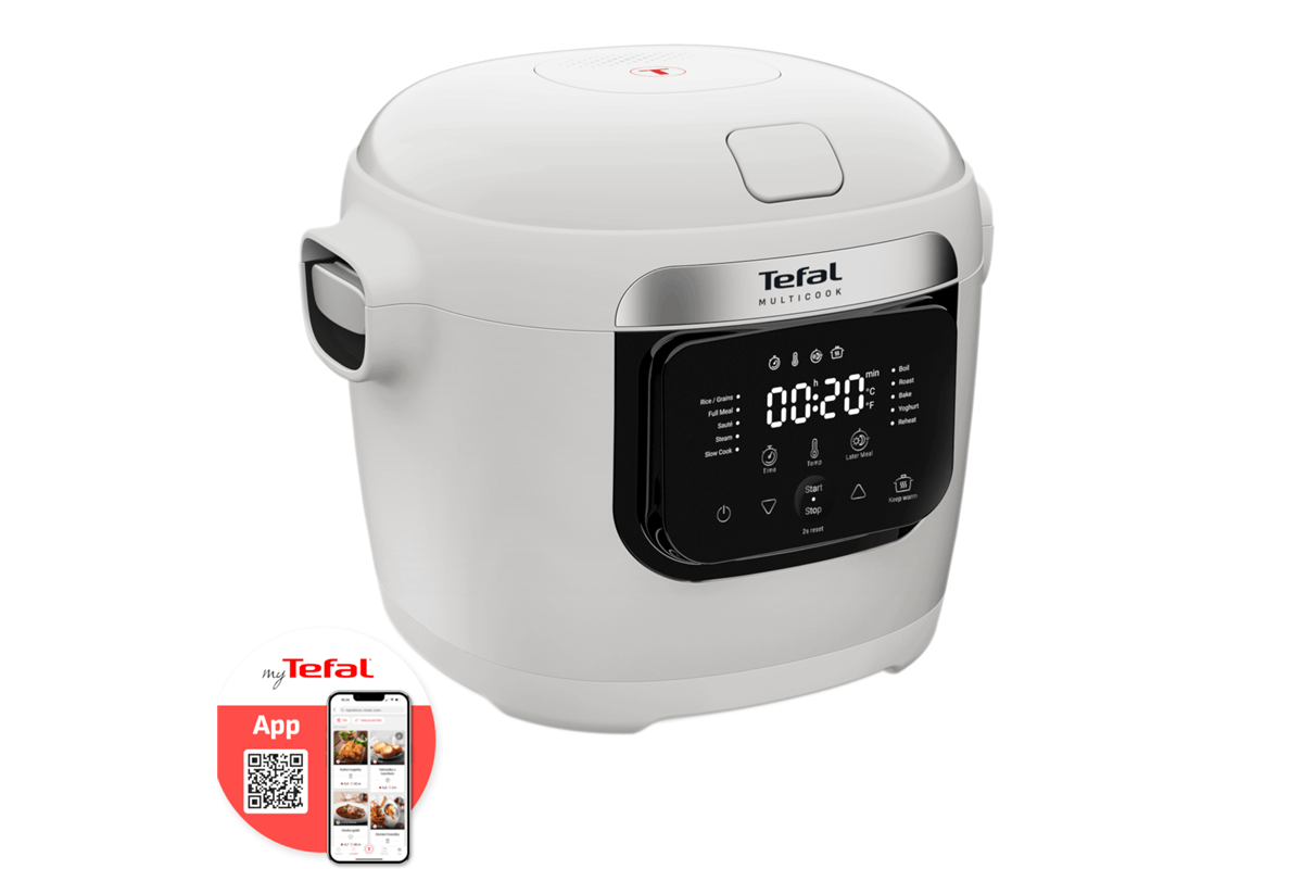 Multifunkční elektrický hrnec Tefal Multicook Basic MY700BF0 Světle šedá