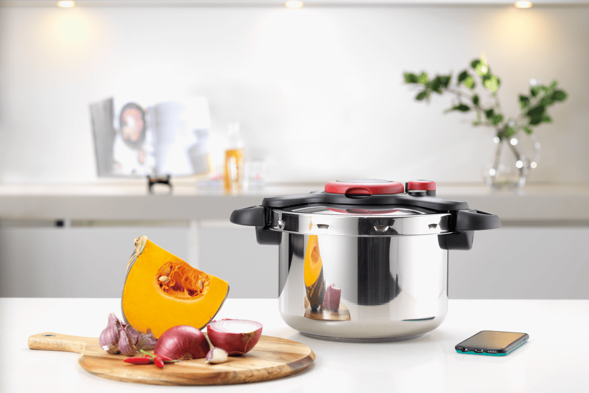 Tlakový hrnec Tefal Clipso Minut Easy 7,5 l P4624866 Nerezový/Černý (obrázek 4)