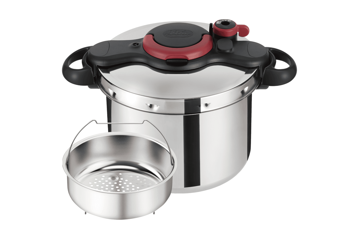 Tlakový hrnec Tefal Clipso Minut Easy 7,5 l P4624866 Nerezový/Černý