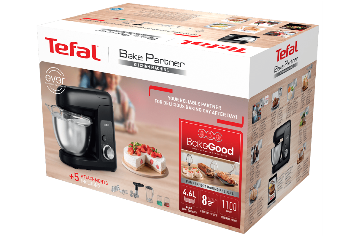 Kuchyňský robot Tefal Bake Partner QB525838 Černý (obrázek 5)