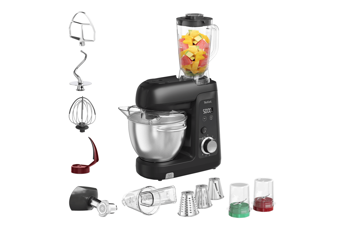 Kuchyňský robot Tefal Bake Partner QB5458F0 Černý