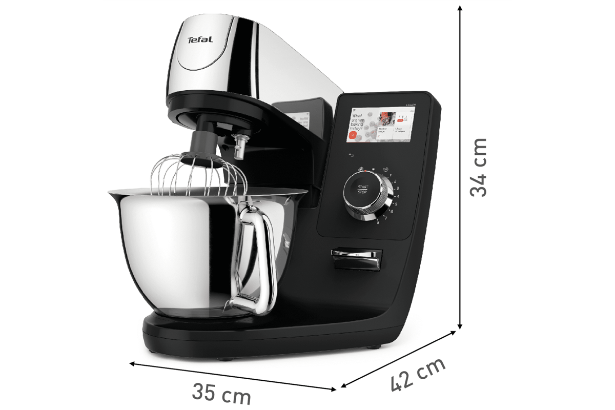 Kuchyňský robot Tefal i-Coach Touch s váhou QB951838 Nerezový/Černý (obrázek 13)