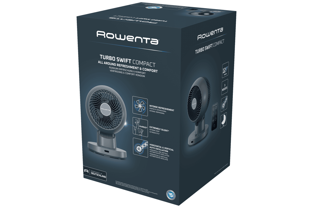 Stolní ventilátor Rowenta Turbo Swift Compact QV2540F1 (obrázek 6)