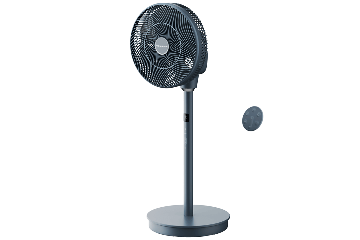 Stojanový ventilátor Rowenta Turbo Swift Silence QV5041F0 Černý