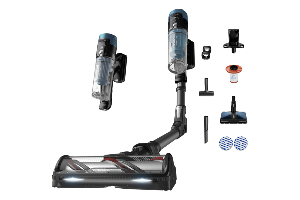 Tyčový vysavač Rowenta X-Force Flex 14.80 Aqua RH9BC1WO Modrý/Černý