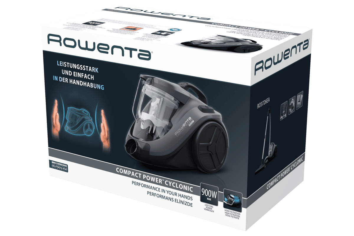 Bezsáčkový vysavač Rowenta Compact Power RO3726EA Tmavě Šedý/Černý (obrázek 5)