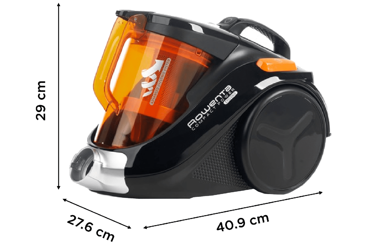 Bezsáčkový vysavač Rowenta Compact Power RO3753EA Oranžový/Černý (obrázek 4)