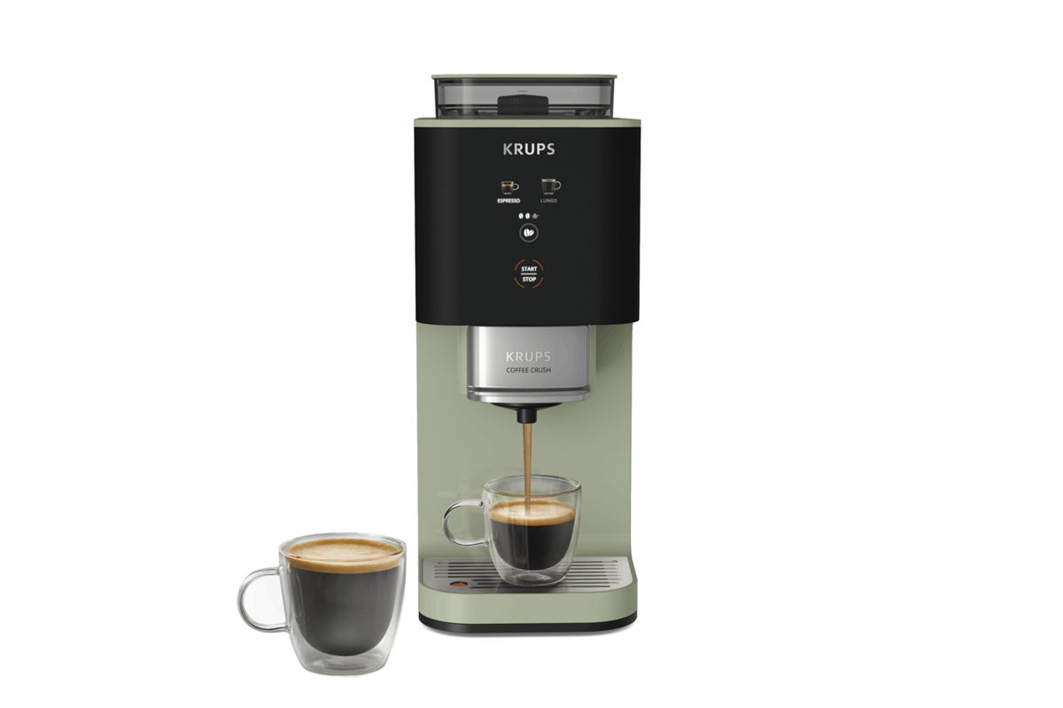 Automatický kávovar KRUPS Coffee Crush SA401LE0 Zelená