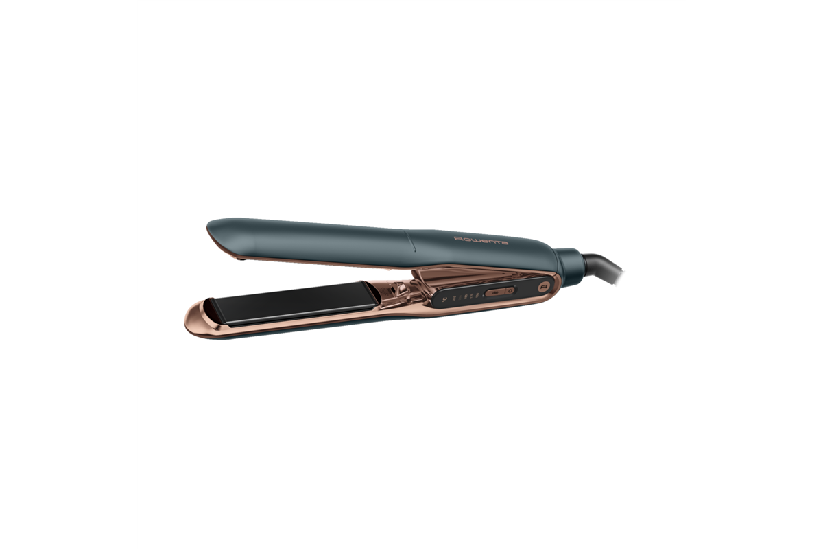 Žehlička na vlasy Rowenta Thermocare Ultimate Experience SF8122E0 Modrá / Měděná