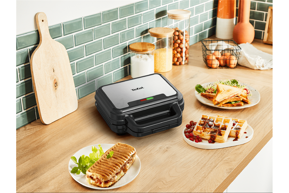 Sendvičovač Tefal UltraCompact 3v1 SW383D10 Nerezový/Černý (obrázek 6)