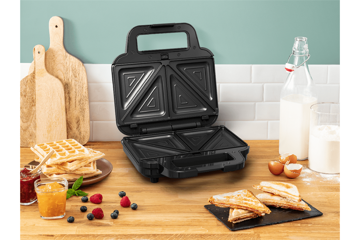 Sendvičovač Tefal UltraCompact 3v1 SW383D10 Nerezový/Černý (obrázek 7)