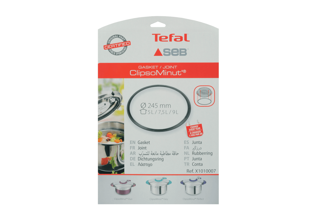 Těsnění Tefal Clipso 5, 7.5, 9 l X1010007 245 mm
