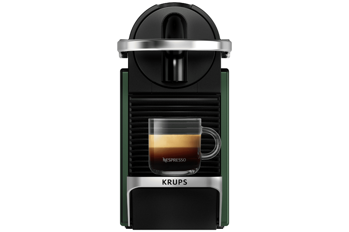 Kapslový kávovar KRUPS Nespresso Pixie Redesign XN306310 Zelený/Černý (obrázek 4)