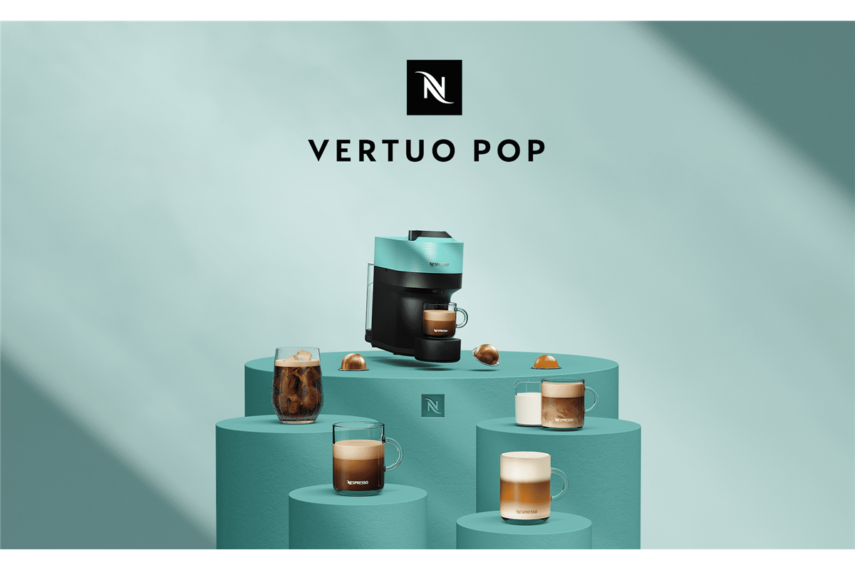 Kapslový kávovar Krups Nespresso Vertuo Pop XN920410 mint (obrázek 7)