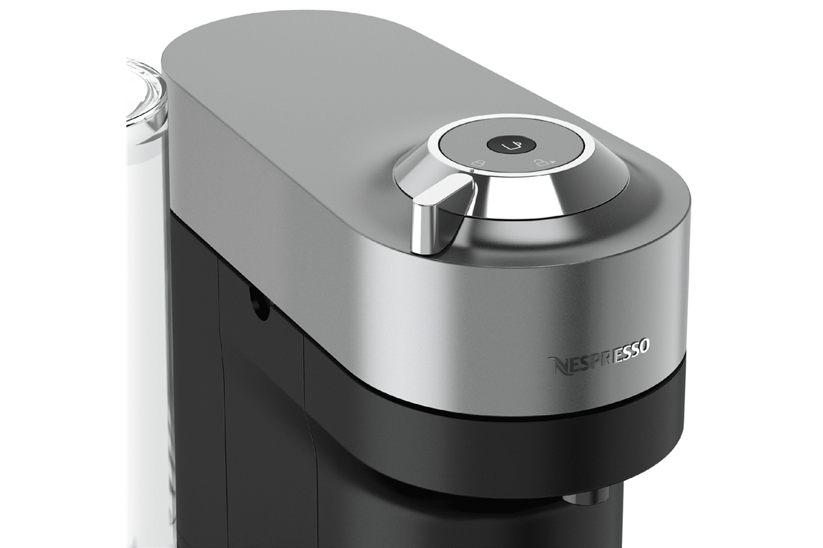 Kapslový kávovar KRUPS Nespresso Vertuo Pop+ XN930T10 Titanový/Černý (obrázek 5)