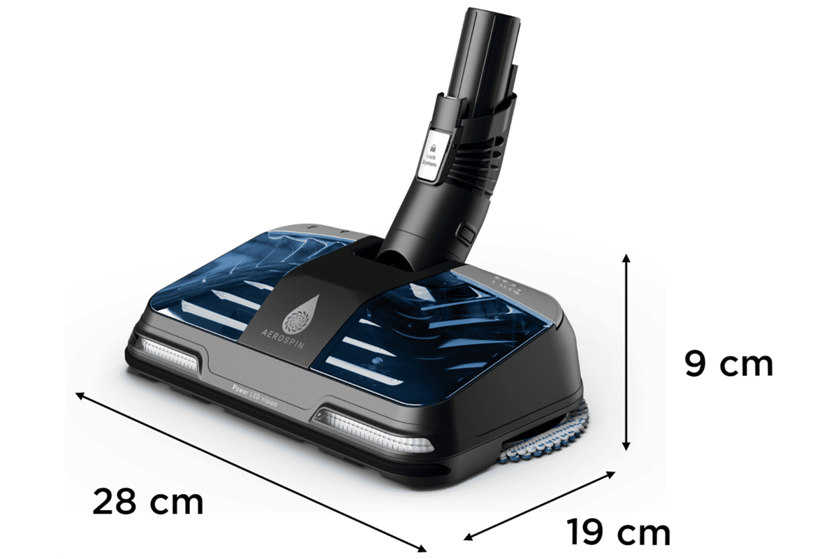 Mopovací aktivní hlavice Rowenta Aerospin 2v1 ZR009C00 Modrá/Černá (obrázek 4)