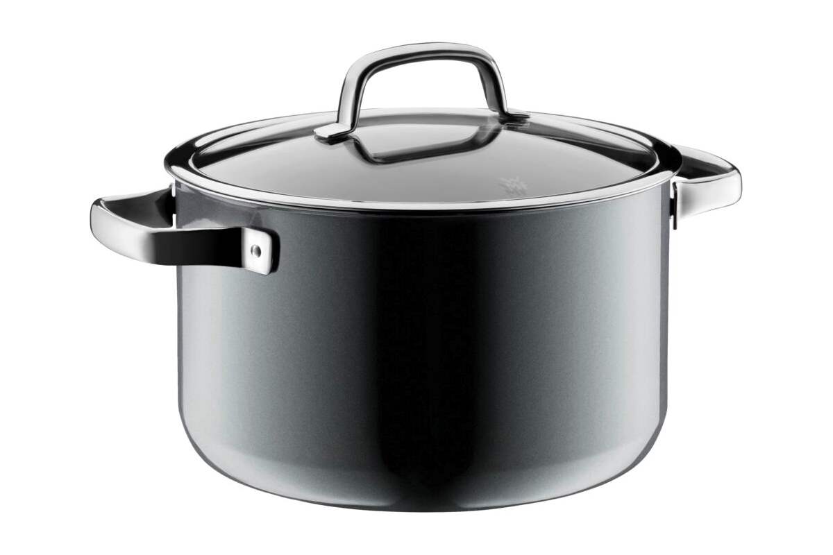 Hrnec vysoký WMF FUSIONTEC Mineral platina O 24 cm 05.1448.5290