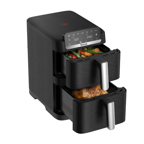 TEFAL EASY FRY CRISPY STACK FORRÓLEVEGŐS FRITŐZ