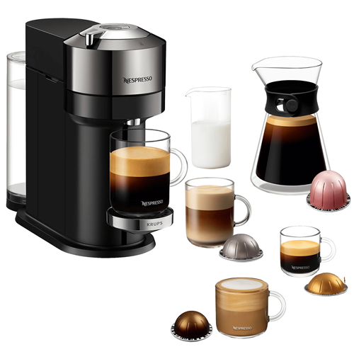Krups Nespresso Vertuo Next króm kapszulás kávéfőző
